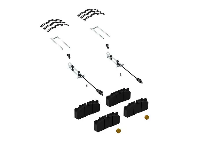 Handler.Part Brake pad set, disc brake Wabco 12999743VT 1