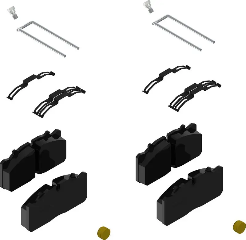 Handler.Part Brake pad set, disc brake Wabco 12999782 1