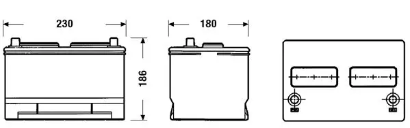 Handler.Part Starter battery EXIDE EB788 2