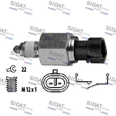 Handler.Part Switch, reverse light SIDAT 3234221 1