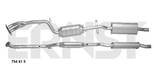 Handler.Part Catalytic converter ERNST 754415 1