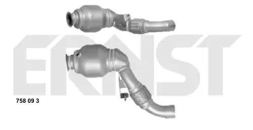 Handler.Part Catalytic converter ERNST 758093 1