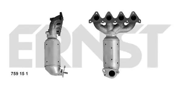 Handler.Part Manifold catalytic converter ERNST 759151 1