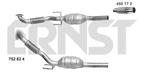 Handler.Part Catalytic converter ERNST 752824 1