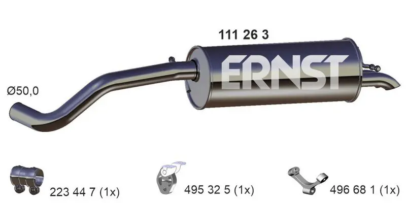 Handler.Part End silencer ERNST 111263 1