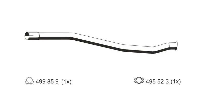 Handler.Part Exhaust pipe ERNST 519403 1