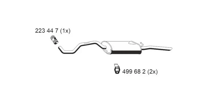 Handler.Part End silencer ERNST 640053 1