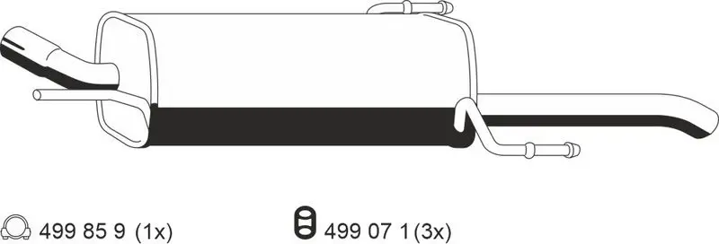 Handler.Part End silencer ERNST 052283 1