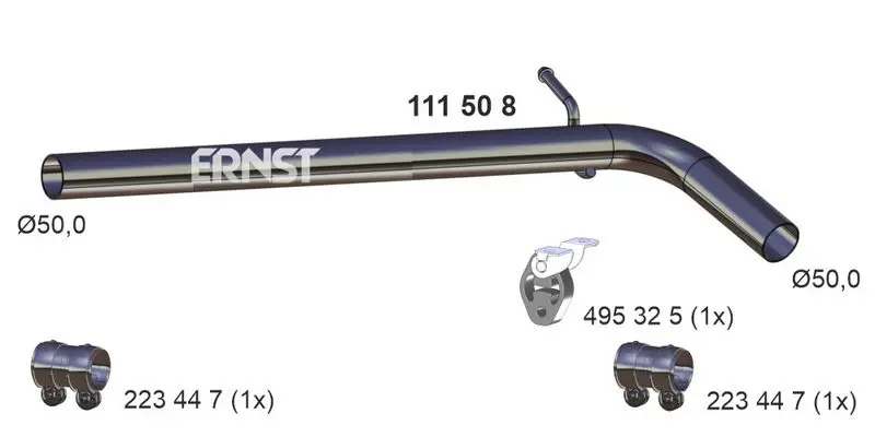 Handler.Part Exhaust pipe ERNST 111508 1