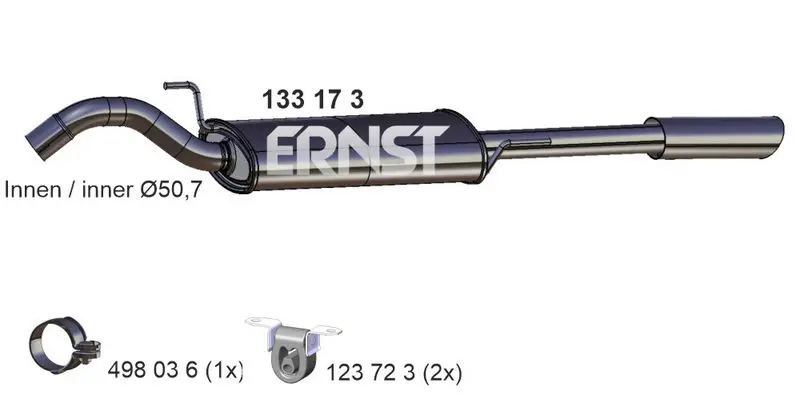 Handler.Part End silencer ERNST 133173 1