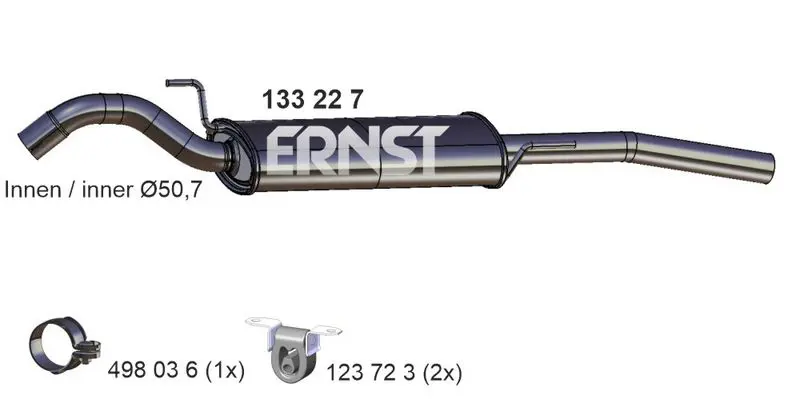 Handler.Part End silencer ERNST 133227 1