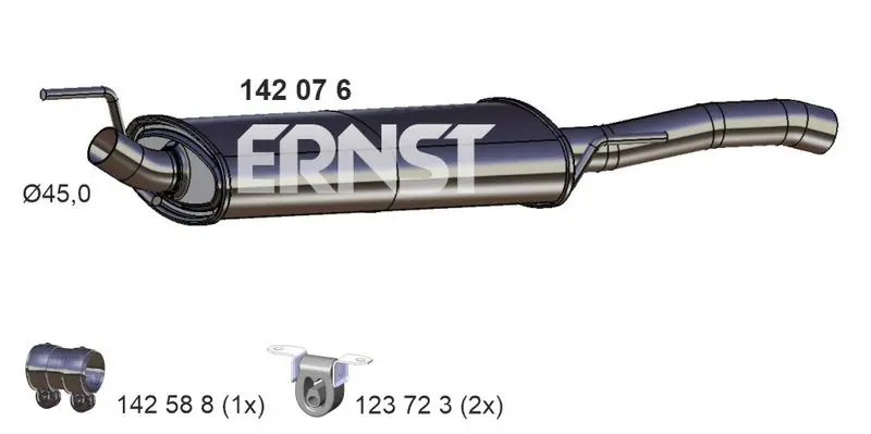 Handler.Part End silencer ERNST 142076 1