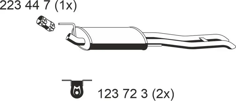 Handler.Part End silencer ERNST 142175 1