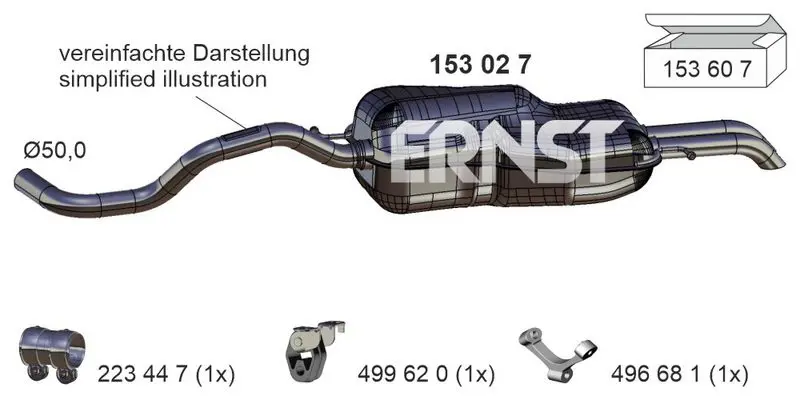 Handler.Part End silencer ERNST 153027 1