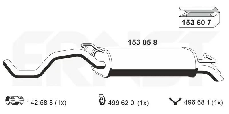 Handler.Part End silencer ERNST 153058 1