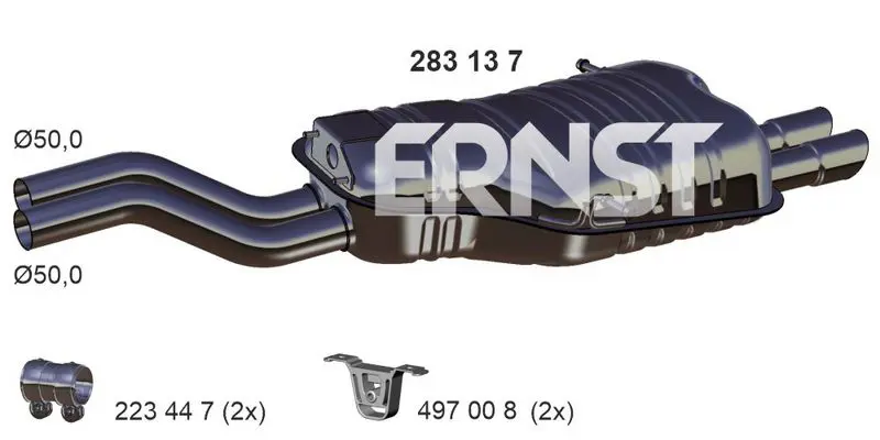 Handler.Part End silencer ERNST 283137 1