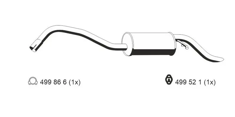 Handler.Part End silencer ERNST 312189 1