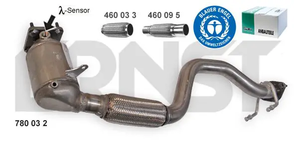 Handler.Part Catalytic converter ERNST 780032 1