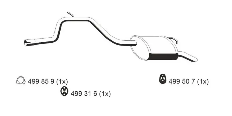 Handler.Part End silencer ERNST 343015 1