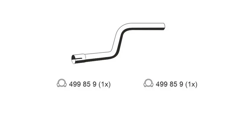 Handler.Part Exhaust pipe ERNST 344531 1