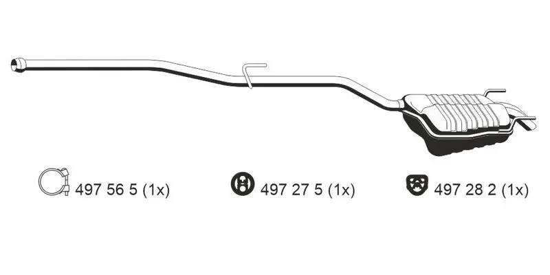 Handler.Part End silencer ERNST 351188 1