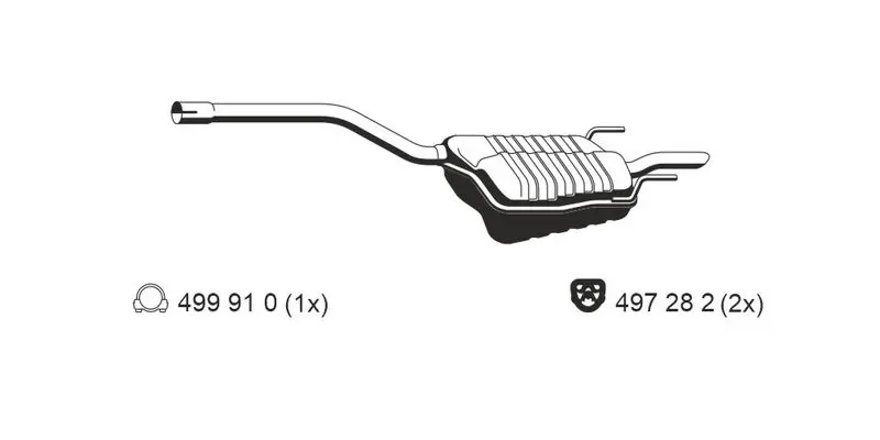 Handler.Part End silencer ERNST 363013 1