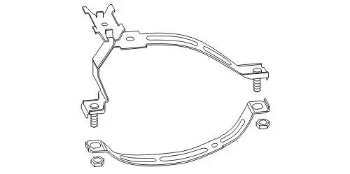 Handler.Part Holder, exhaust system ERNST 497077 1