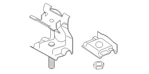 Handler.Part Holder, exhaust system ERNST 497909 1