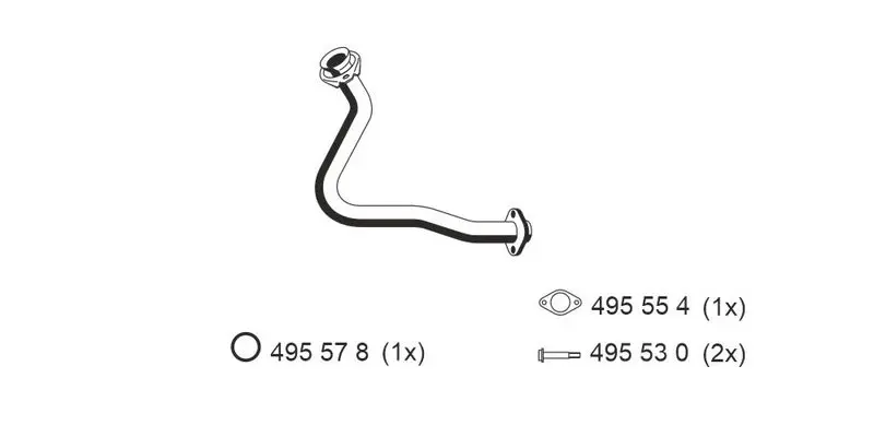 Handler.Part Exhaust pipe ERNST 522427 1