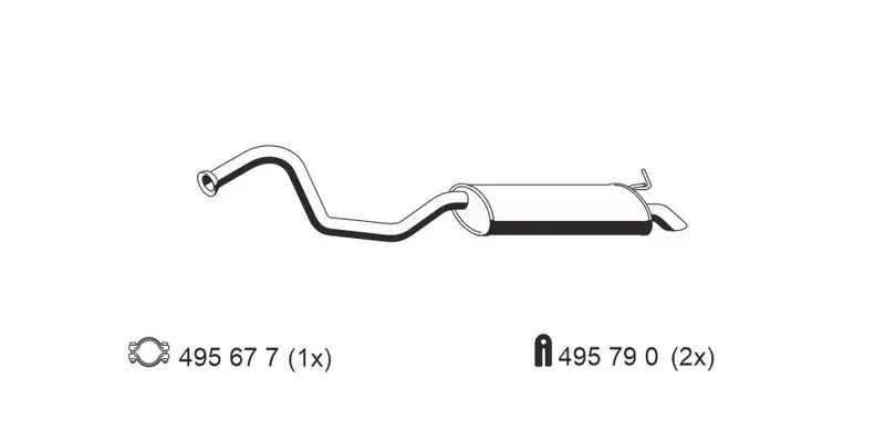 Handler.Part End silencer ERNST 525015 1