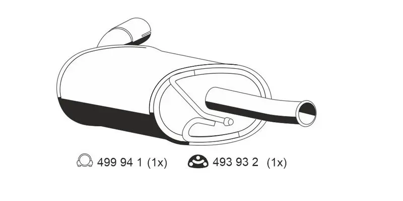 Handler.Part End silencer ERNST 515085 1