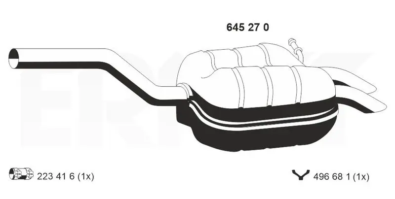Handler.Part End silencer ERNST 645270 1
