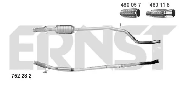 Handler.Part Catalytic converter ERNST 752282 1