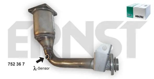 Handler.Part Catalytic converter ERNST 752367 1