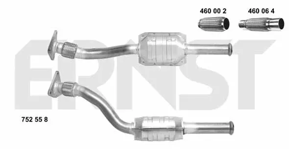 Handler.Part Catalytic converter ERNST 752558 1