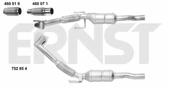 Handler.Part Catalytic converter ERNST 752954 1