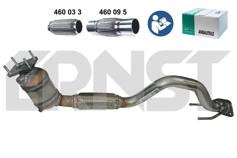 Handler.Part Catalytic converter ERNST 754392 1