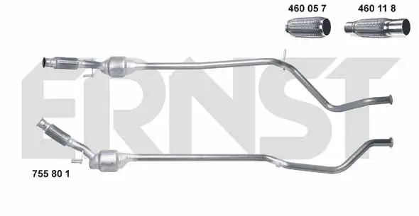 Handler.Part Catalytic converter ERNST 755801 1