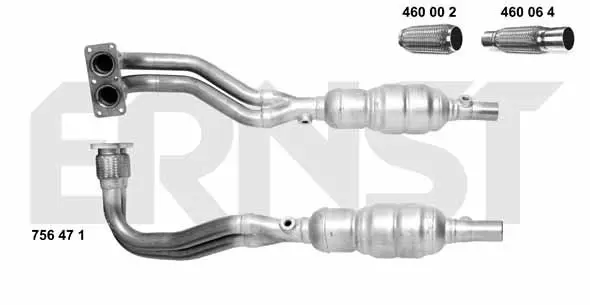 Handler.Part Catalytic converter ERNST 756471 1