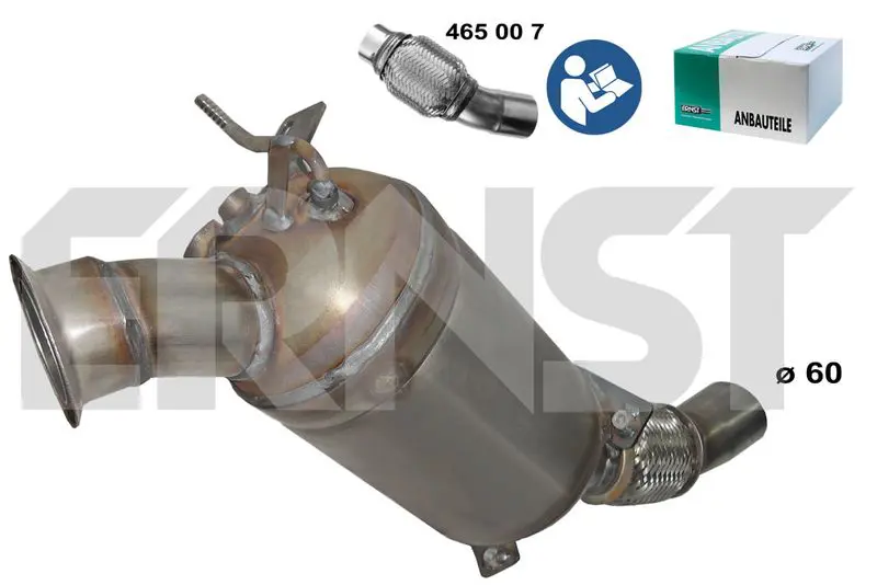 Handler.Part Soot/particulate filter, exhaust system ERNST 910057 1