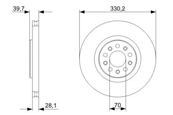 Handler.Part Brake disc Bosch 0986479C82 5