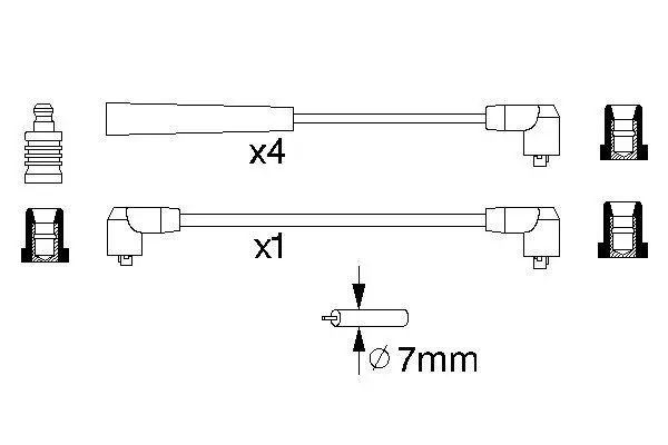 Handler.Part Ignition cable kit Bosch 0986356758 1