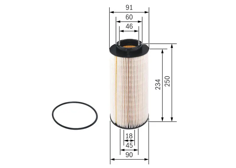 Handler.Part Fuel filter Bosch F026402031 5