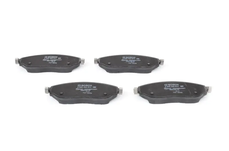 Handler.Part Brake pad set, disc brake Bosch 0986494817 6