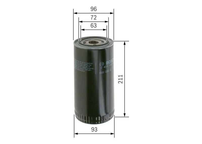 Handler.Part Oil filter Bosch 0451105067 5