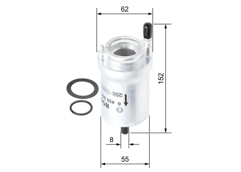 Handler.Part Fuel filter Bosch 0450905925 5