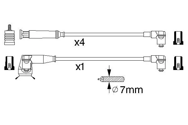 Handler.Part Ignition cable kit Bosch 0986356306 3