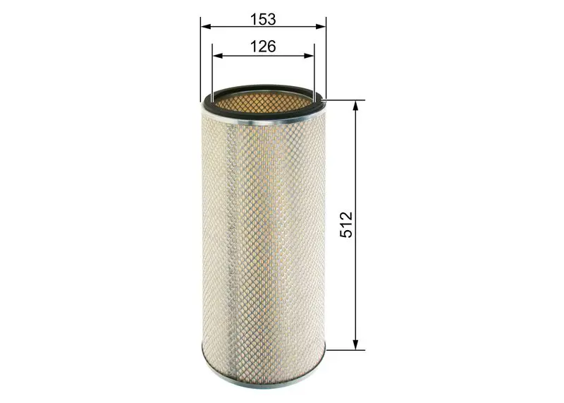 Handler.Part Secondary air filter Bosch F026400065 5