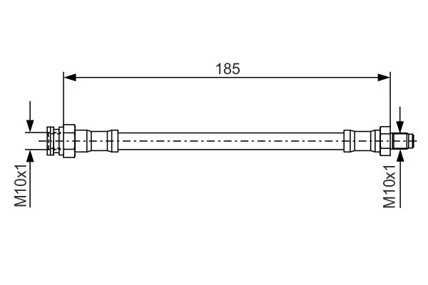 Handler.Part Brake hose Bosch 1987476416 1