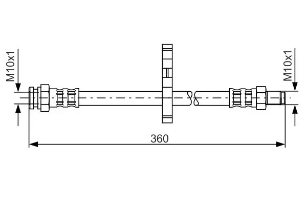 Handler.Part Brake hose Bosch 1987481061 5